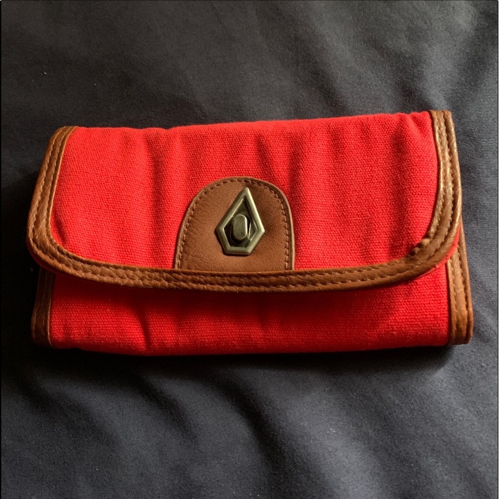 Red Volcom Wallet